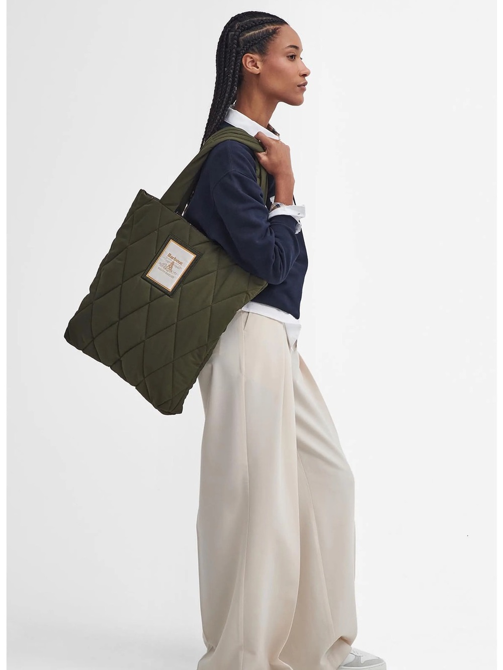 Barbour Mariah Quilted Tote - Picture 4 of 4